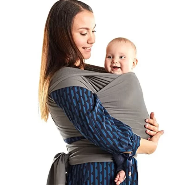 Stretchy Cotton Baby Wrap Carrier for Newborn to Toddler, 0-36 Months - Versatile Travel Baby Sling - Image 5