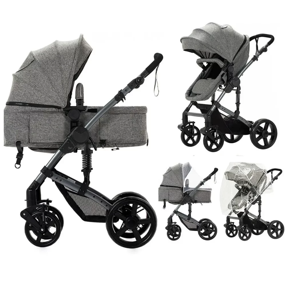 Free Shipping: Lightweight 2-in-1 Baby Stroller and Car Seat for Newborns - Ultimate Comfort and Convenience