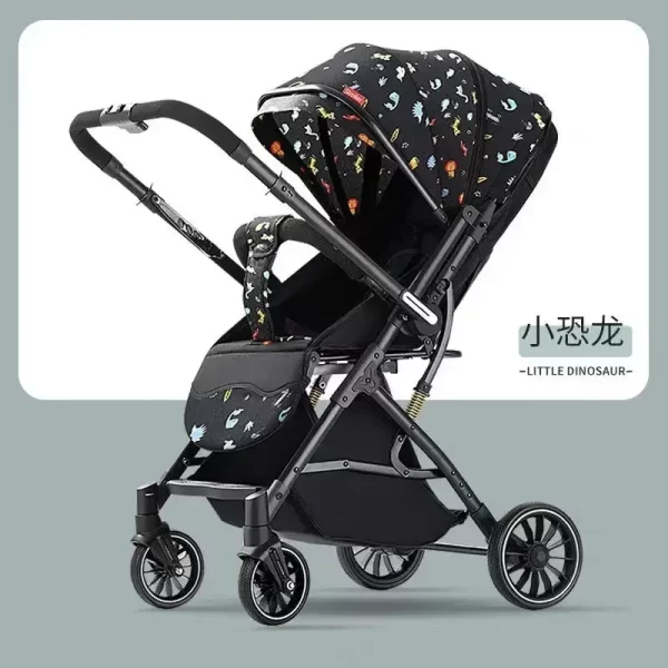 Portable 0-3 Years Old Baby Stroller Travel System: Infant Cradle Carriage Bassinet Cart for Easy Travelling - Image 5