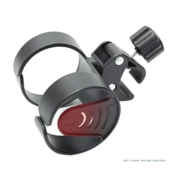 Universal 360° Rotating 67JC Cup Holder - Easy Install Wheelchair & Stroller Accessory, Child-Safe - Image 5
